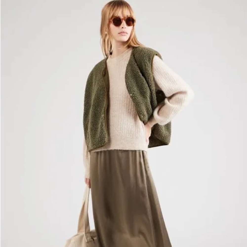 SELECTED FEMME - Lulu Blush Balloon Sleeve Sweater - Alpaca/Wool Blend